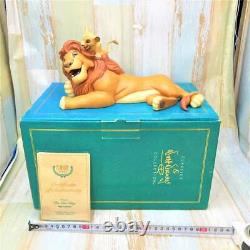 Figurine en céramique Simba et Mufasa de Disney Wdcc Le Roi Lion