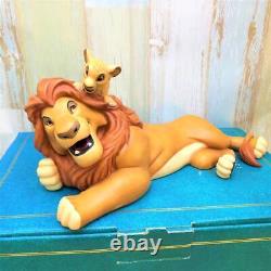 Figurine en céramique Simba et Mufasa de Disney Wdcc Le Roi Lion