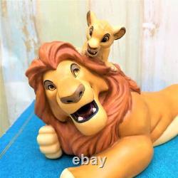 Figurine en céramique Simba et Mufasa de Disney Wdcc Le Roi Lion