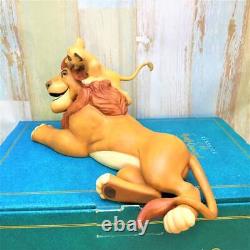 Figurine en céramique Simba et Mufasa de Disney Wdcc Le Roi Lion