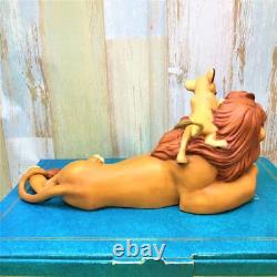 Figurine en céramique Simba et Mufasa de Disney Wdcc Le Roi Lion