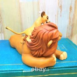 Figurine en céramique Simba et Mufasa de Disney Wdcc Le Roi Lion