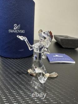 Figurine en cristal Swarovski Disney Le Roi Lion Timon 1050963 retirée, en boîte avec certificat d’authenticité