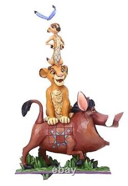 Figurine en résine de la pile du Roi Lion de Disney par Jim Shore Enesco Disney Nouveau