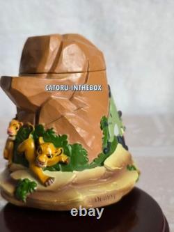 Figurine musicale Disney Le Roi Lion Simba Nala Hyènes Figurine musicale du Roi Lion