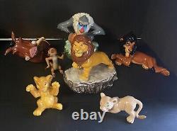 Figurines en porcelaine Vintage du Roi Lion - Japon - Rafiki - Simba - Timon - Pumba - Nala - Scar