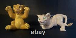 Figurines en porcelaine Vintage du Roi Lion - Japon - Rafiki - Simba - Timon - Pumba - Nala - Scar