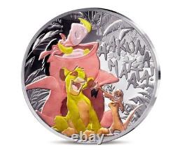 France 2024 Disney Le Roi Lion 30e anniversaire pièce en argent