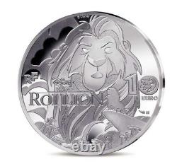 France 2024 Disney Le Roi Lion 30e anniversaire pièce en argent