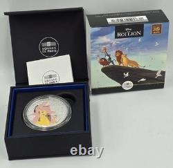 France 2024 Disney Le Roi Lion 30e anniversaire pièce en argent