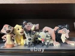 Fully Puffy 7 Jeu De Figurines Roi Lion Simba Timon Scar Hyena Bandai Disney Utilisé