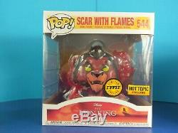 Funko Disney Treasures Roi Lion Scar Avec Red Flames Chase Pop Hot Topic