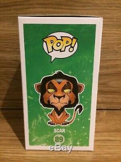 Funko Pop 89 Scar Disney Le Roi Lion Brand New