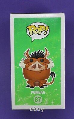 Funko Pop Disney Le Roi Lion #87 Pumbaa Vaulted Vinyl Figurefast Post