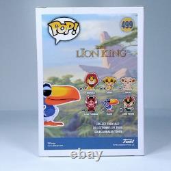 Funko Pop! Disney Le Roi Lion Live Action Zazu Signé Preston Nyman COA #499 WS