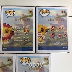 Funko Pop Disney Le Roi Lion Rafiki 301 Simba 302 Luau Pumbaa 498 Luau Timon 500