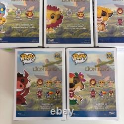 Funko Pop Disney Le Roi Lion Rafiki 301 Simba 302 Luau Pumbaa 498 Luau Timon 500