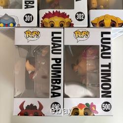 Funko Pop Disney Le Roi Lion Rafiki 301 Simba 302 Luau Pumbaa 498 Luau Timon 500