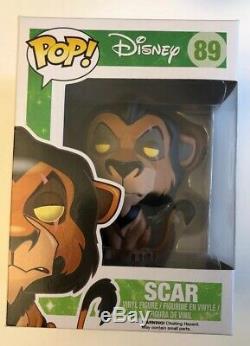 Funko Pop Disney Le Roi Lion Scar 89 Excellent État Voutée Rare