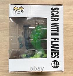 Funko Pop Disney Le Roi Lion Scar Avec Flammes Boîte #544 + Protecteur Gratuit