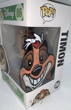Funko Pop Disney Le Roi Lion Timon 86 Guy Gilchrist Signé Certification