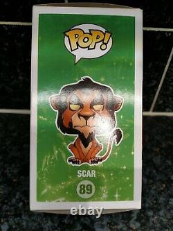 Funko Pop! Disney The Lion King Scar #89 Précédemment Possédé, Mais Jamais Hors De La Boîte