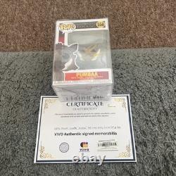 Funko Pop Le Roi Lion Ensemble Signé Timon #549, Pumbaa #550 & Scar #548