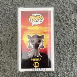 Funko Pop Pumbaa 550 Disney Le Roi Lion Signé Seth Rogen Autographe COA