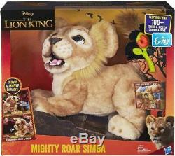 Furreal Disney Le Roi Lion Roar Puissant Simba Animé En Peluche 4 Ans Et + Nouveau