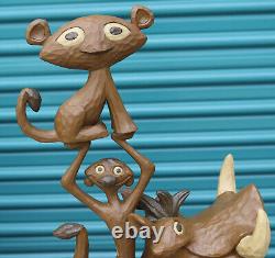 Galerie Walt Disney Lion King Pride Lands Totem Pole Statue Simba Timon & Pumbaa