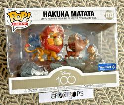 HAKUNA MATATA RARE Lion King Disney 100 WALMART 1313 Funko Pop Vinyl Nouveau dans la boîte