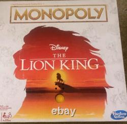 Hasbro Monopoly Disney Le Roi Lion – Jeu de société avec musique – 2 joueurs et plus – À partir de 8 ans – E0337