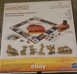 Hasbro Monopoly Disney Le Roi Lion – Jeu de société avec musique – 2 joueurs et plus – À partir de 8 ans – E0337