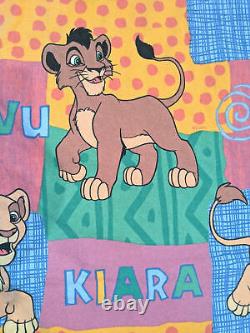 Housse de couette en coton VTG Disney Simbas Pride Kovu Kiara Lion King