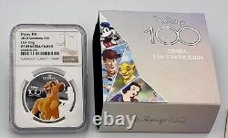 Îles Salomon 100 ANS Disney Roi Lion 1 oz Argent 2023 NGC PF69 UCA