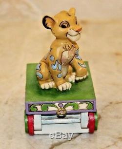 Jim Shore Disney Numéros De Train Anniversaire Simba Du Roi Lion Age 8 Tres Rare