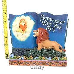 Jim Shore Disney Tradition Le Roi Lion Livre d'histoire Statue Rappelez-vous qui vous êtes