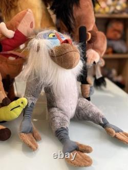 Jouet en peluche doux Disney estampillé Le Roi Lion Scar Mufasa Pumbaa Timon Rafiki