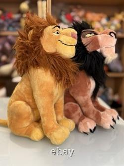 Jouet en peluche doux Disney estampillé Le Roi Lion Scar Mufasa Pumbaa Timon Rafiki