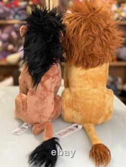 Jouet en peluche doux Disney estampillé Le Roi Lion Scar Mufasa Pumbaa Timon Rafiki