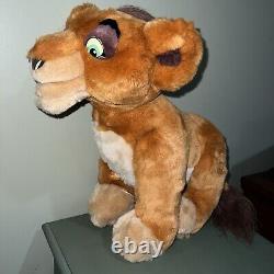 Kuvo Le Roi Lion 2 L'Honneur de Simba Peluche Parlant Riant 16x23 RARE Jouet