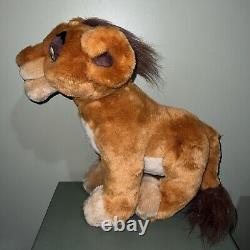 Kuvo Le Roi Lion 2 L'Honneur de Simba Peluche Parlant Riant 16x23 RARE Jouet