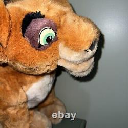 Kuvo Le Roi Lion 2 L'Honneur de Simba Peluche Parlant Riant 16x23 RARE Jouet