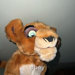 Kuvo Le Roi Lion 2 L'Honneur de Simba Peluche Parlant Riant 16x23 RARE Jouet