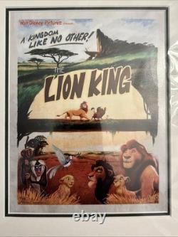 L'Art de Disney Impression encadrée Le Roi Lion Brett Owens Royaume Animal 11x14