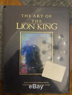L'art Du Roi Lion Limited Edition! 3500 Exemplaires (signé) Disney Nouveau