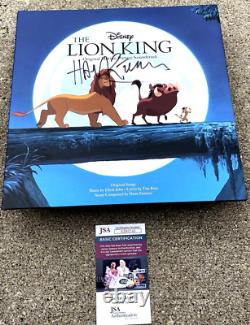 LA BANDE ORIGINALE DU ROI LION Hans Zimmer VINYLE SIGNÉ JSA COA Disney