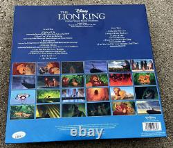 LA BANDE ORIGINALE DU ROI LION Hans Zimmer VINYLE SIGNÉ JSA COA Disney