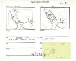LE ROI LION Timon et Pumbaa Disney Après-midi Production Animation Storyboard sb14