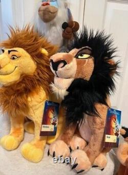 La collection de peluches du Roi Lion de Disney